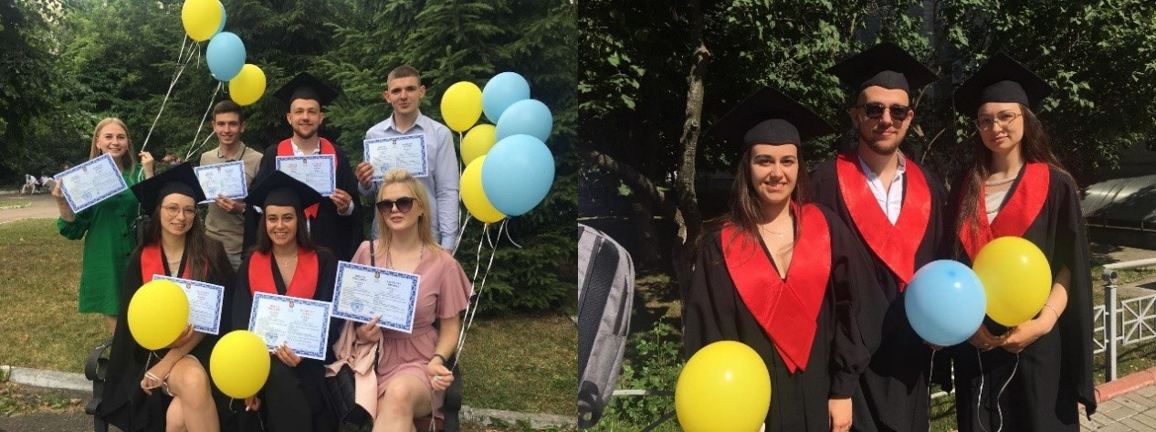 Молоді фахівці спеціальності Торгівля святкують випуск з кафедри Підприємництва, торгівлі та біржової діяльності ДУІКТ.